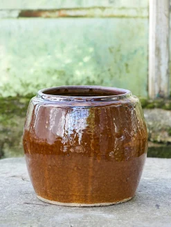 PLANT Berit krukken, brun ø 22 cm Outlet