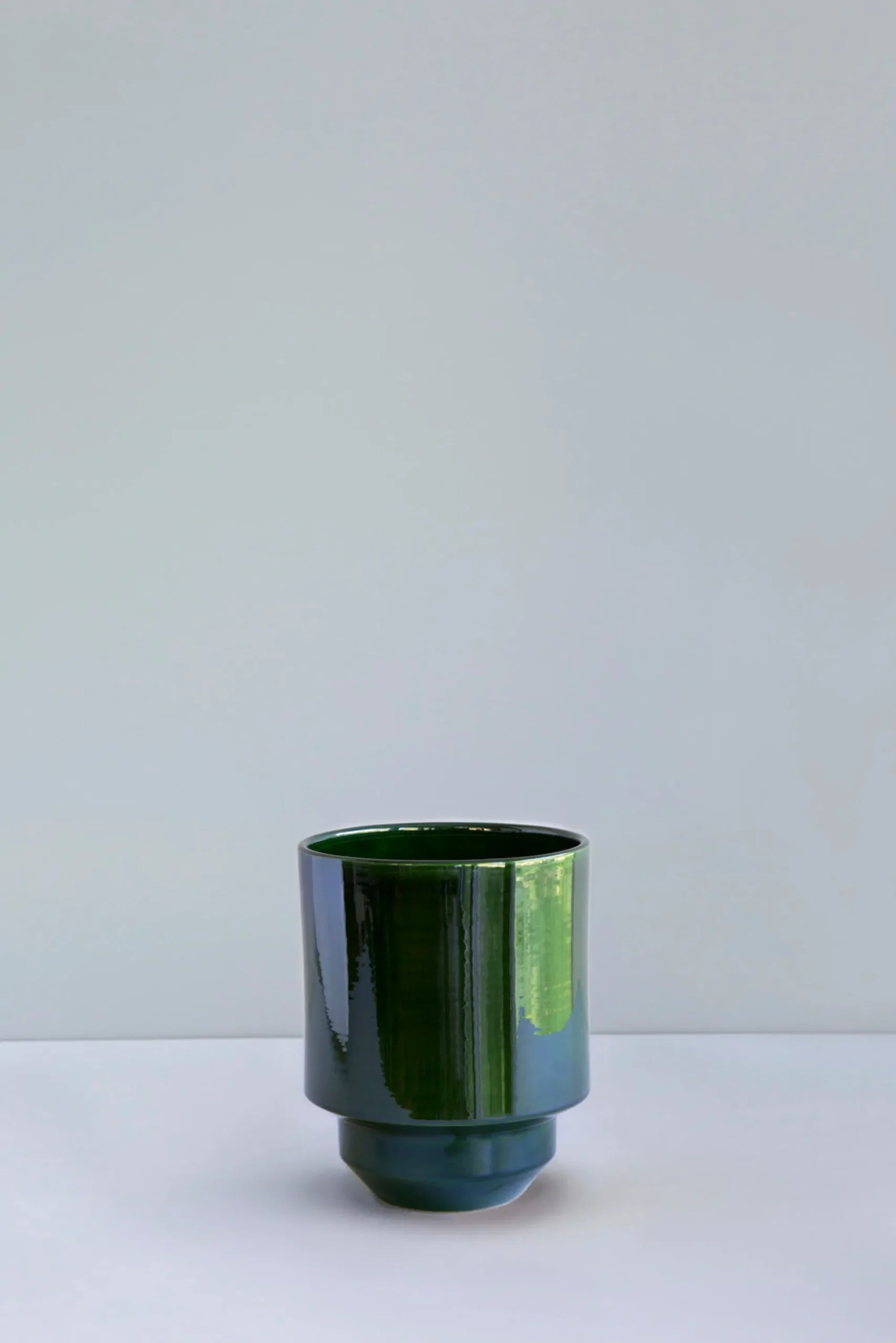 PLANT Hoff krukke, glaseret, Grøn Clearance