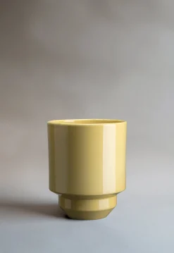 PLANT Hoff krukke, glaseret, Pale Yellow Discount