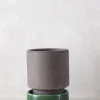 PLANT Hoff krukke, raw grey + grøn underskål