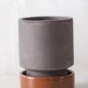 PLANT Hoff krukke, raw grey + rust underskål, gulvkrukke Outlet