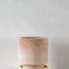 PLANT Hoff krukke, raw rosa + Pale Yellow underskål Clearance