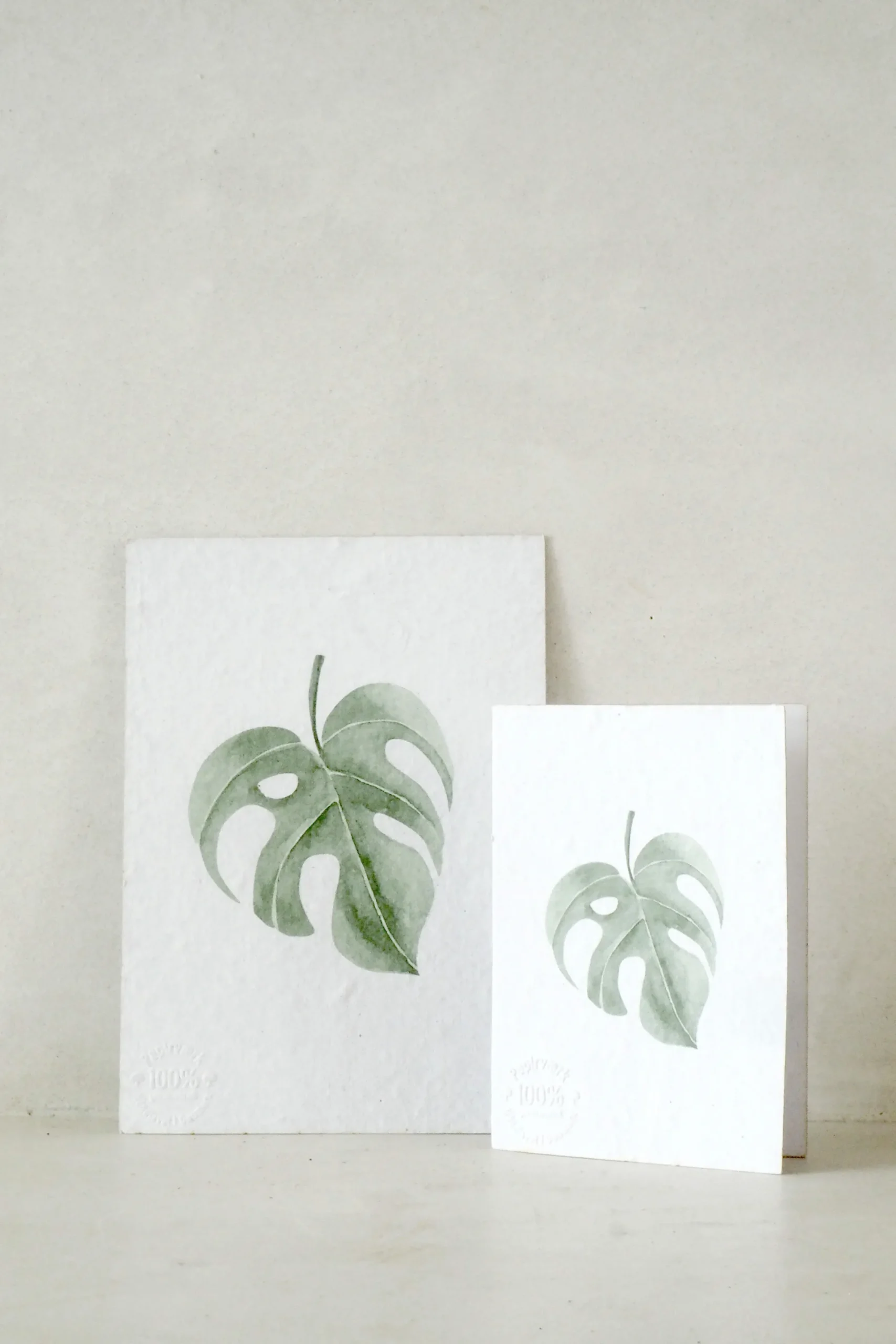 PLANT Kort - blad no. 2 - 100% genanvendt papir Discount